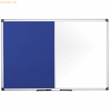Bi-Office Kombitafel Maya Filz/Whiteboard magnetisch 150x100cm blau