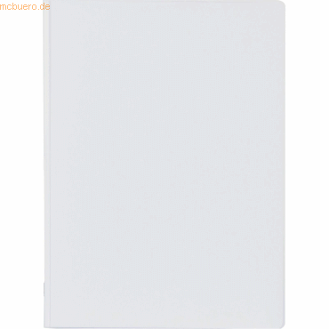 10 x Biella Magnet-Klemmmappe Attraction A4 PP / Karton weiß