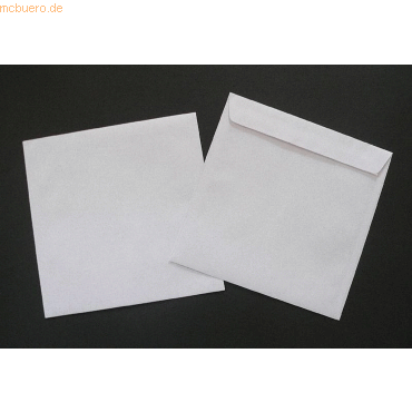 Blanke Briefumschlge 220x220mm 100g/qm haftklebend VE=100 Stck wei