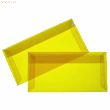 Blanke Briefumschlge Offset transparent DINlang 100g/qm HK VE=100 St
