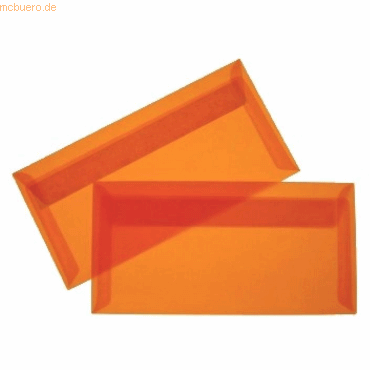 Blanke Briefumschlge Offset transparent DINlang 100g/qm HK VE=100 St