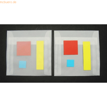 Blanke Briefumschlge Offset transparent 125x125mm 90g/qm HK VE=100 St