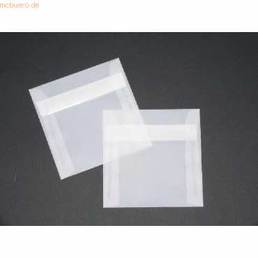 Blanke Briefumschlge Offset transparent 170x170mm 100g/qm HK VE=100 S