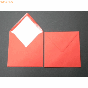 Blanke Briefumschlge 164x164mm 100g/qm gummiert VE=100 Stck tomate