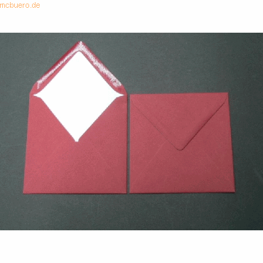 Blanke Briefumschlge 164x164mm 100g/qm gummiert VE=100 Stck rosso