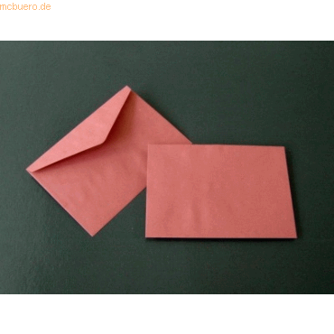Blanke Briefumschlge C6 70g/qm gummiert VE=1000 Stck rot