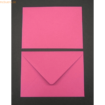Blanke Briefumschlge 110x156mm 120g/qm gummiert VE=100 Stck magenta