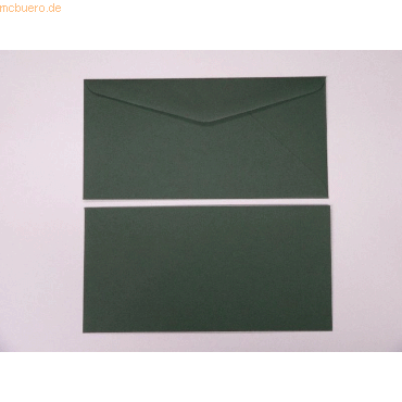 Blanke Briefumschlge DINlang 120g/qm gummiert VE=100 Stck tannengrn