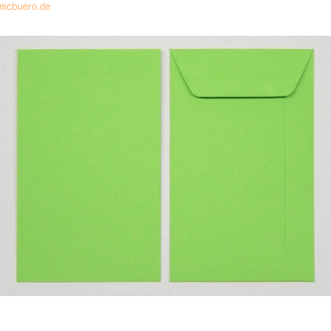 Blanke Versandtaschen 65x105mm 120g/qm gummiert VE=100 Stck grner ap