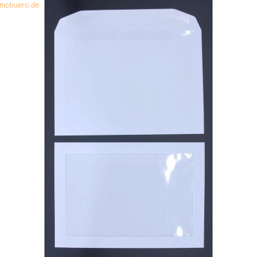 Blanke Werbefensterhllen C4 120g/qm gummiert Sonderfenster VE=250 St