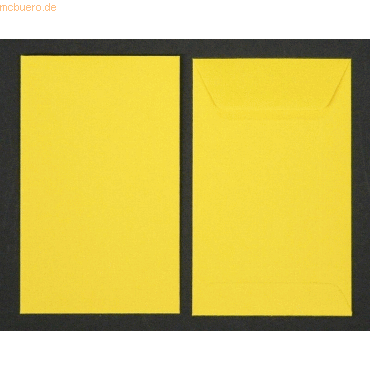 Blanke Versandtaschen 65x105mm 120g/qm gummiert VE=100 Stck butterblu
