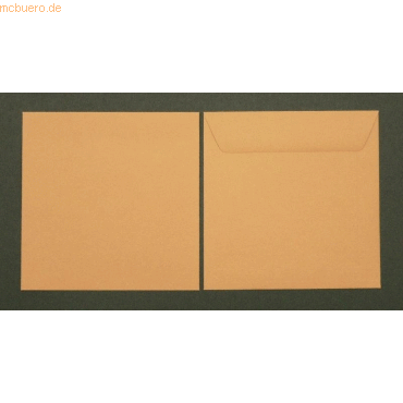 Blanke Briefumschlge 170x170mm 120g/qm gummiert VE=100 Stck cappucci
