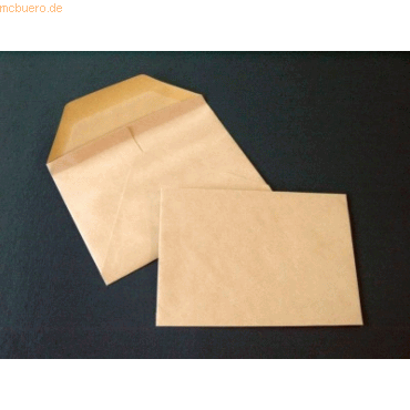 Blanke Wertbriefumschlge 125x176mm (DIN B6) 110g/qm gummiert VE=250 S
