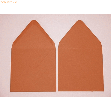 Blanke Briefumschlge 140x140mm 120g/qm gummiert VE=100 Stck cappucci