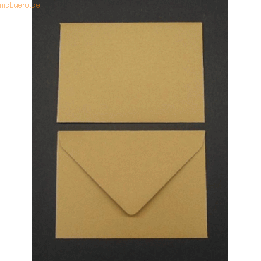 Blanke Briefumschlge 156x220mm 120g/qm gummiert VE=100 Stck cappucci