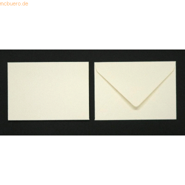 Blanke Briefumschlge 90x140mm 120g/qm gummiert VE=100 Stck champagne