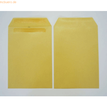 Blanke Versandtaschen B5 90g/qm selbstklebend VE=500 St. braun