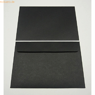 Blanke Briefumschlge C5 120g/qm haftklebend VE=100 Stck schwarz