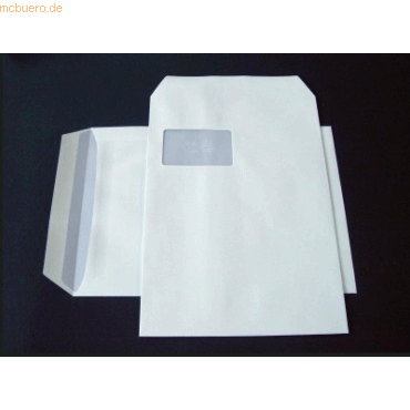 Blanke Versandtaschen C4 120g/qm selbstklebend Fenster VE=250 Stck we