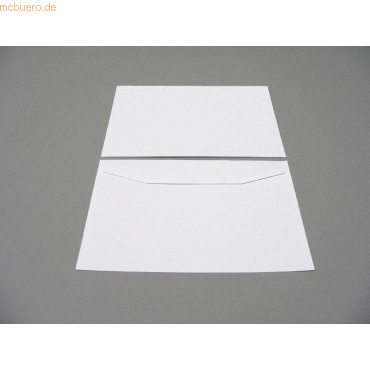 Blanke Kuvertierhllen 162x238mm 115g/qm gummiert VE=500 Stck wei