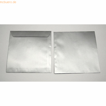 Blanke Briefumschlge 220x220mm 130g/qm haftklebend VE=100 Stck silbe