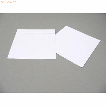 Blanke Briefumschlge 240x240mm 100g/qm gummiert VE=100 Stck wei