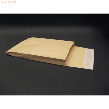 Blanke Faltentaschen 178x254x25mm 120g/qm haftklebend VE=125 Stck bra