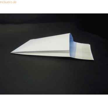 Blanke Faltentaschen 178x254x25mm 120g/qm haftklebend VE=125 Stck wei