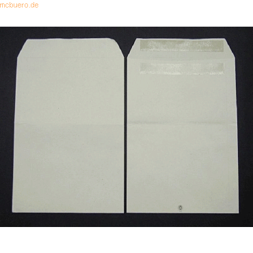 Blanke Versandtaschen B4 120g/qm selbstklebend VE=250 Stck grau