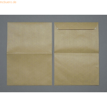 Blanke Versandtaschen B4 130g/qm haftklebend VE=250 Stck braun