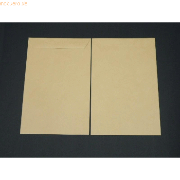 Blanke Versandtaschen 254x381mm 115g/qm gummiert VE=250 Stck braun