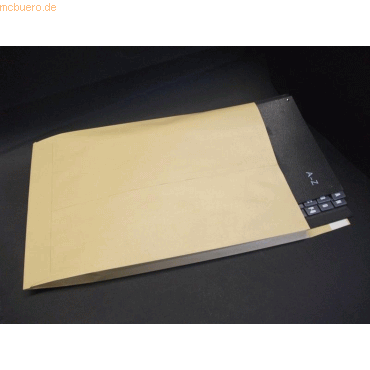 Blanke Faltentaschen 324x457x30mm C3 140g/qm haftklebend VE=125 St. br