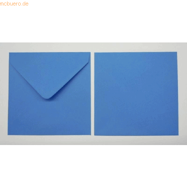 Blanke Briefumschlge 130x130mm 100g/qm gummiert VE=100 Stck brillian