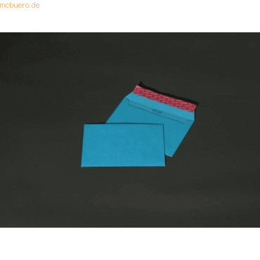 Blanke Briefumschlge C6 100g/qm haftklebend VE=100 Stck intensivblau