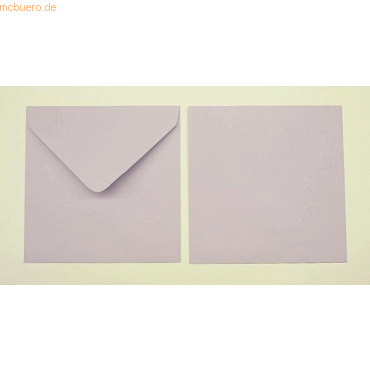 Blanke Briefumschlge 155x155mm 100g/qm gummiert VE=100 Stck lilac