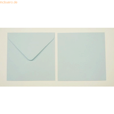 Blanke Briefumschlge 155x155mm 100g/qm gummiert VE=100 Stck pastellb