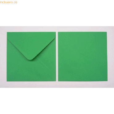 Blanke Briefumschlge 155x155mm 100g/qm gummiert VE=100 Stck dunkelgr