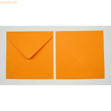 Blanke Briefumschlge 155x155mm 100g/qm gummiert VE=100 Stck pastello