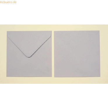 Blanke Briefumschlge 155x155mm 100g/qm gummiert VE=100 Stck blau