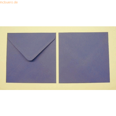 Blanke Briefumschlge 155x155mm 100g/qm gummiert VE=100 Stck pflaumen