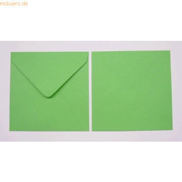 Blanke Briefumschlge 155x155mm 100g/qm gummiert VE=100 Stck frhling