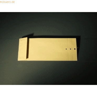 Blanke Musterbeutel 170x390x70mm 120g/qm ohne VE=250 Stck braun