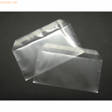 Blanke Briefumschlge Offset transparent DIN C6/5 100 my HK VE=100 St