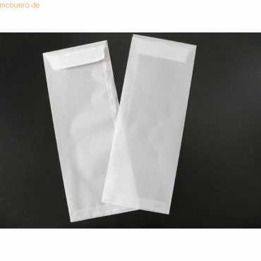 Blanke Versandtaschen Offset transp. 150x324mm 100g/qm HK VE=100 St. w