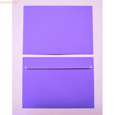 Blanke Briefumschlge C5 100g/qm haftklebend VE=100 Stck violett
