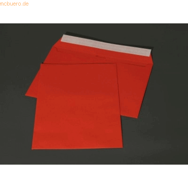 Blanke Briefumschlge C4 120g/qm haftklebend VE=100 Stck intensivrot