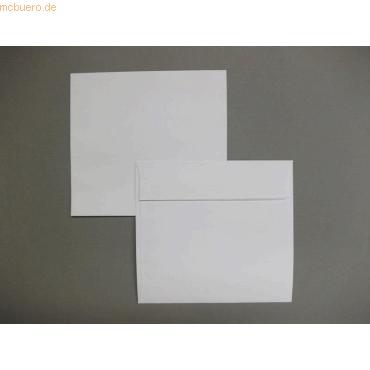 Blanke Briefumschlge 155x170mm 100g/qm haftklebend VE=100 Stck wei