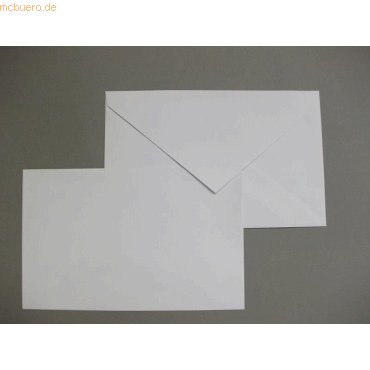 Blanke Briefumschlge 145x230mm 100g/qm ohne VE=100 Stck wei