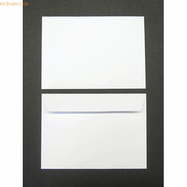 Blanke Briefumschlge C6 120g/qm haftklebend VE=500 Stck hochwei