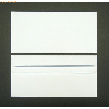Blanke Briefumschlge DINlang 110g/qm selbstklebend VE=500 Stck wei